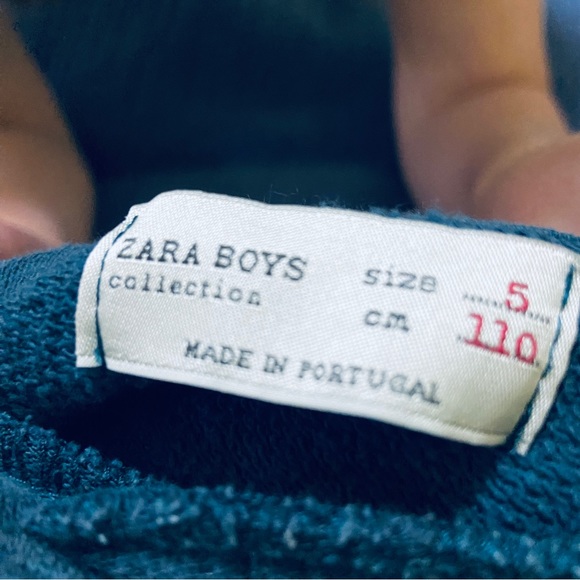 Zara Hoodie Sweatshirt Clouds & Rain Size 5 - Picture 2 of 3